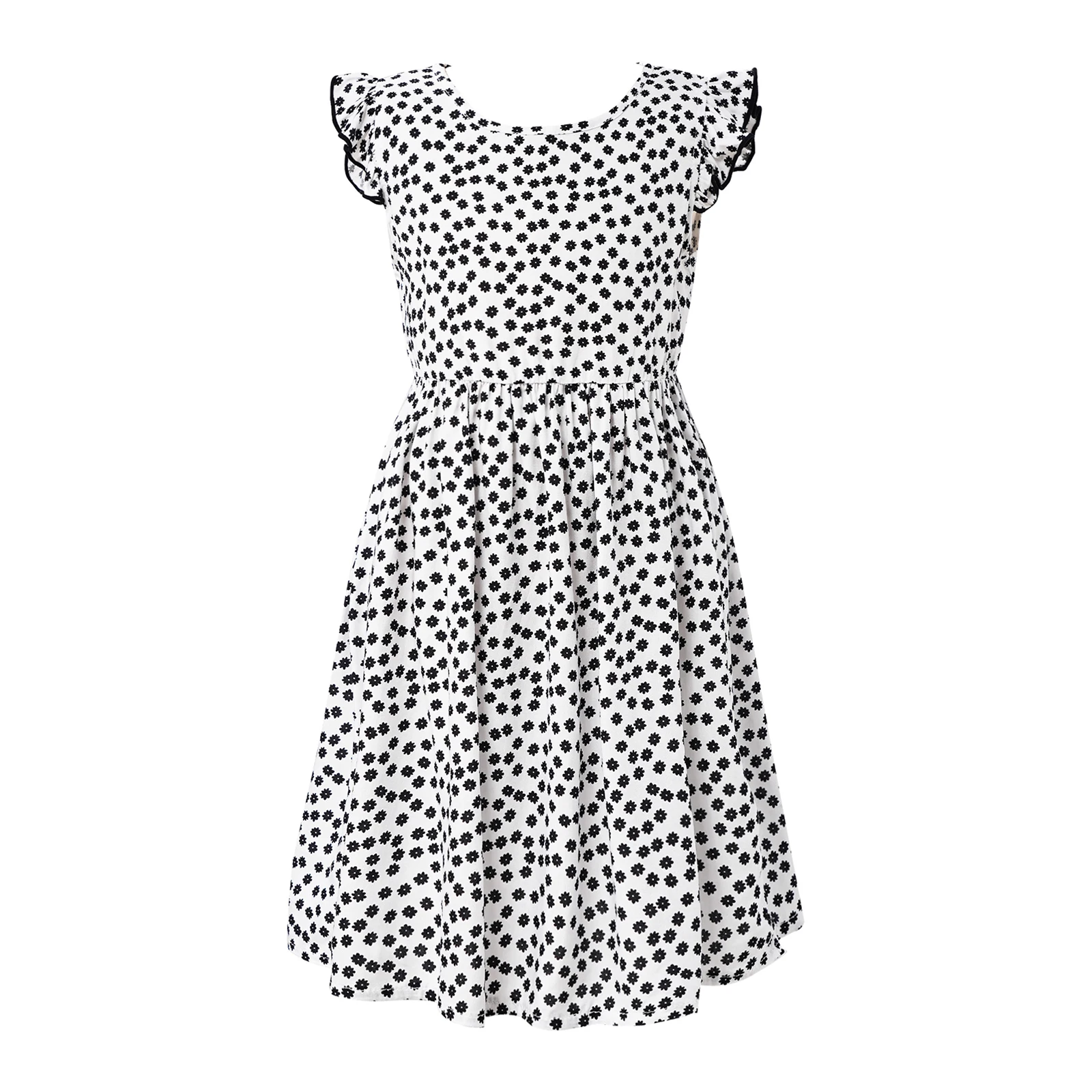 Kids Girls A-Line Swing Dress Boho Floral Thin Sundress Round Neck Ruffle Sleeve Dresses for Holiday Vacation Casual Daily Wear
Kids Girls A-Line Swing Dress Boho Floral Thin Sundress Round Neck Ruffle Sleeve Dresses for Holiday Vacation Casual Daily Wear