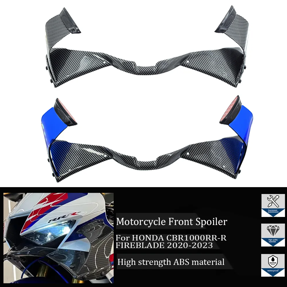 Motorcycle Front Spoiler Fairing For HONDA CBR1000RR-R FIREBLADE 2020-2023 GP Side Winglet Decorative Wing Air Spoiler Deflector
Motorcycle Front Spoiler Fairing For HONDA CBR1000RR-R FIREBLADE 2020-2023 GP Side Winglet Decorative Wing Air Spoiler Deflector