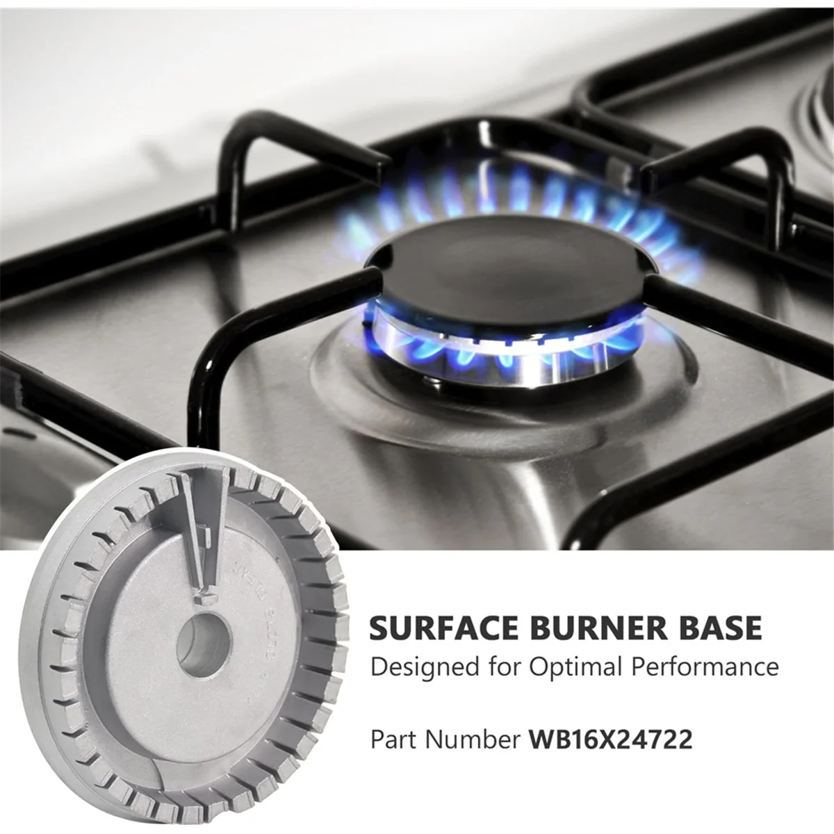 A83Z WB16X24722 Oven Gas Range Extra Large Burner Base, General Replacement Part for and
A83Z WB16X24722 Oven Gas Range Extra Large Burner Base, General Replacement Part for and