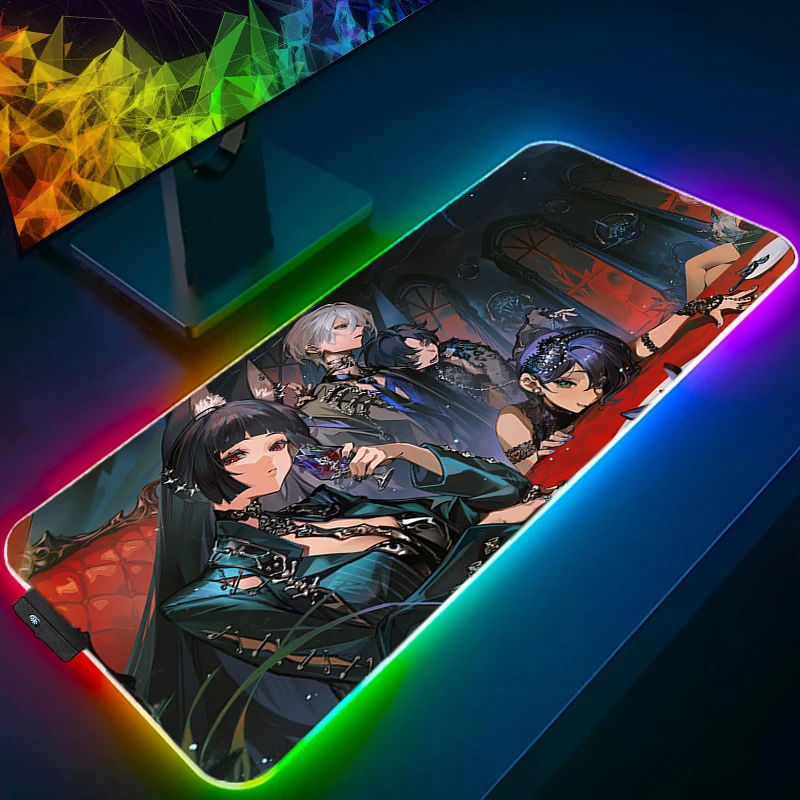 RGB Mouse Pad Anime Gaming Accessories Keyboard Pad LED PC Zenless Zone Zero Hoshimi Miyabi Desk Mat Gamer Mousepad HD Mouse Mat
RGB Mouse Pad Anime Gaming Accessories Keyboard Pad LED PC Zenless Zone Zero Hoshimi Miyabi Desk Mat Gamer Mousepad HD Mouse Mat