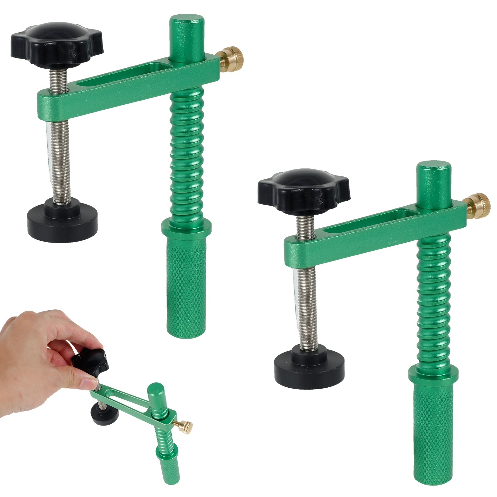 2Pcs Bench Clamp 19/20mm Woodworking Fast Clamp Adjustable Bench Desktop Clip Multipurpose Carpenter Hand Tool Woodworking
2Pcs Bench Clamp 19/20mm Woodworking Fast Clamp Adjustable Bench Desktop Clip Multipurpose Carpenter Hand Tool Woodworking