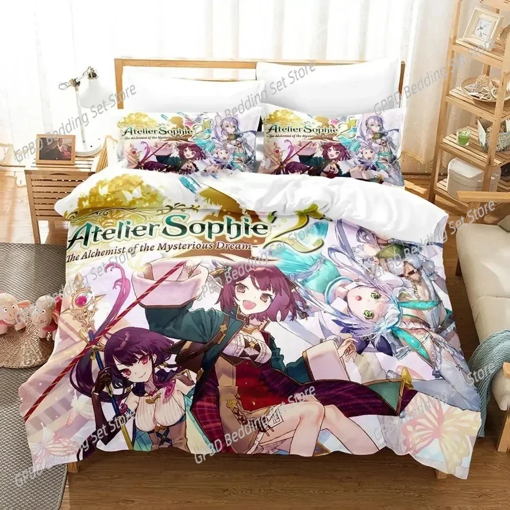 3D Print Anime Atelier Sophie Bedding Set Duvet Cover Bed Set Quilt Cover Pillowcase Comforter king Queen Size Home Textiles
3D Print Anime Atelier Sophie Bedding Set Duvet Cover Bed Set Quilt Cover Pillowcase Comforter king Queen Size Home Textiles