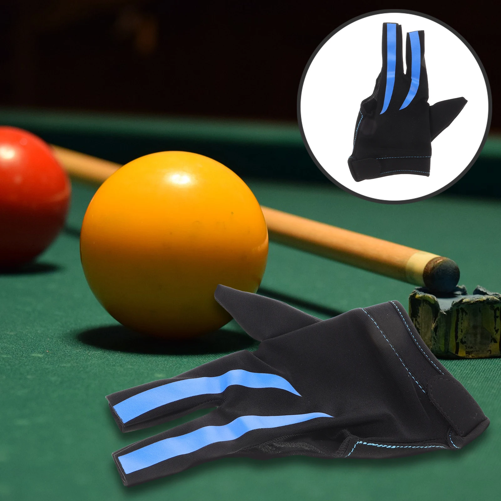 Three-finger Billiards Gloves Golf Men Left Hand Polyester Breathable for Fingers Comfortable Snooker 
Three-finger Billiards Gloves Golf Men Left Hand Polyester Breathable for Fingers Comfortable Snooker