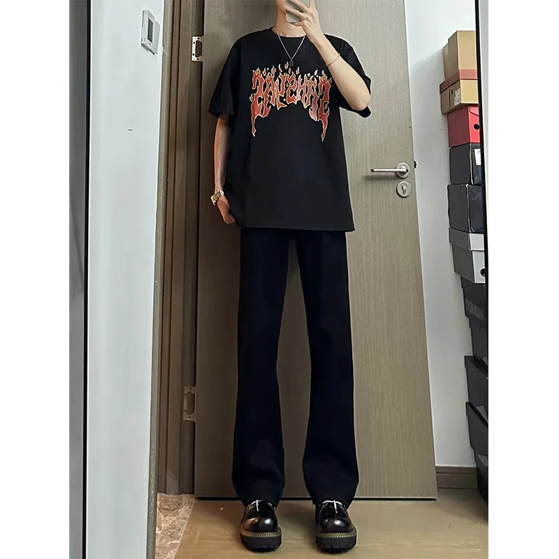 American Vibe Men's Summer CleanFit Drapey Micro Flare Straight Leg Casual Pants Low Waist Long Trousers Faionable Straight
American Vibe Men's Summer CleanFit Drapey Micro Flare Straight Leg Casual Pants Low Waist Long Trousers Faionable Straight