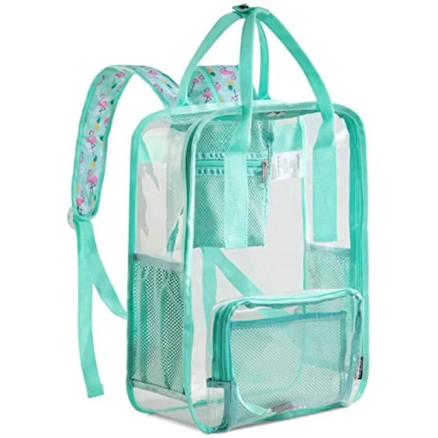 Clear backpack, HeavyDuty Transparent See Through School Backpack BookBag
Clear backpack, HeavyDuty Transparent See Through School Backpack BookBag