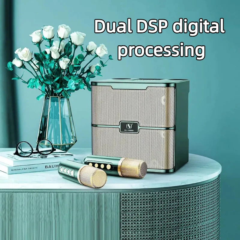 Subwoofer Portable Caixa De Som Wireless Bluetooth Karaoke with Microphone Home Singing Machine Supporting TF CardUSB Flashdrive
Subwoofer Portable Caixa De Som Wireless Bluetooth Karaoke with Microphone Home Singing Machine Supporting TF CardUSB Flashdrive