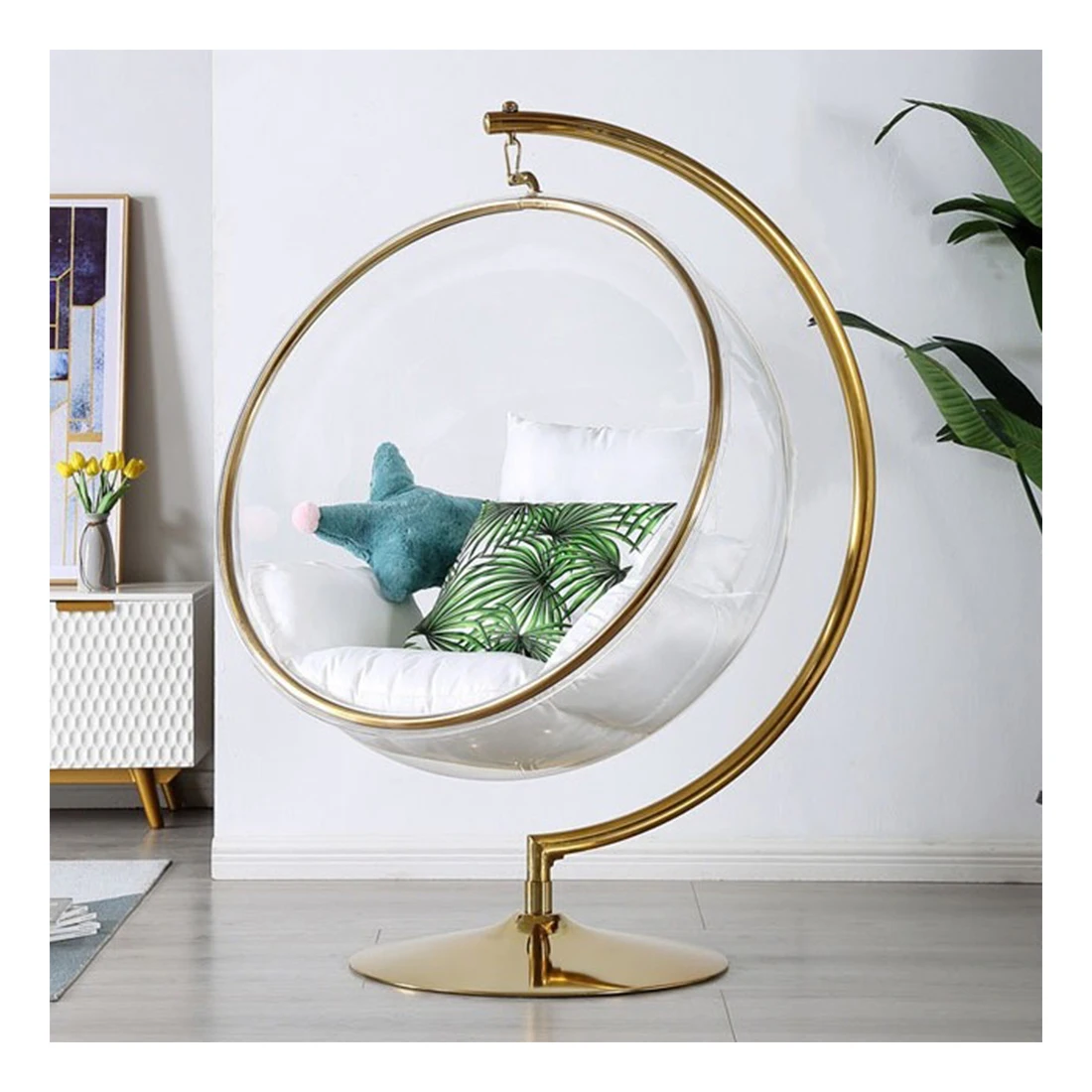 Modern Round Shape Swing Chair With Stand Indoor Outdoor Patio Garden Balcony Swings Hanging Chair with Outdoor Furniture
Modern Round Shape Swing Chair With Stand Indoor Outdoor Patio Garden Balcony Swings Hanging Chair with Outdoor Furniture