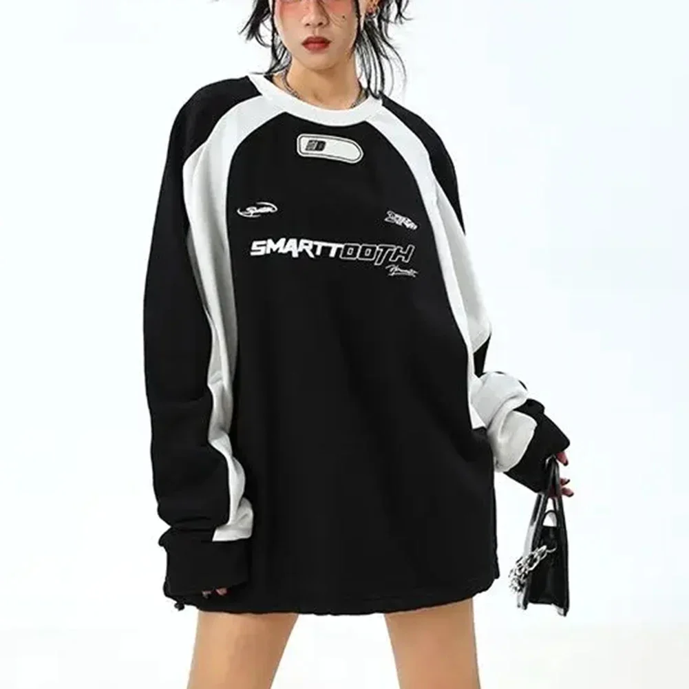 Daily Outing S-3XL Contrasting Color Sweatshirt Loose Fit Fashion Top Spring Autumn Sweatshirt Couple Casual Style Brand New
Daily Outing S-3XL Contrasting Color Sweatshirt Loose Fit Fashion Top Spring Autumn Sweatshirt Couple Casual Style Brand New