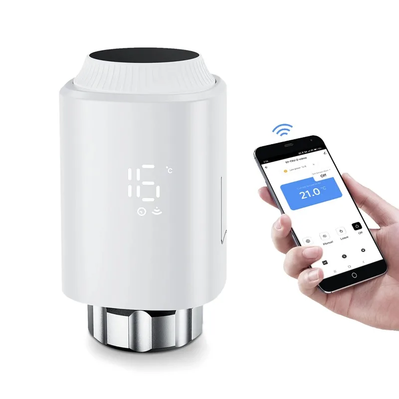 Tuya ZigBee3.0Smart Radiator Thermostat APP Control Voice Control Rotate to Change Temperature Low Battery Reminder Replacement
Tuya ZigBee3.0Smart Radiator Thermostat APP Control Voice Control Rotate to Change Temperature Low Battery Reminder Replacement