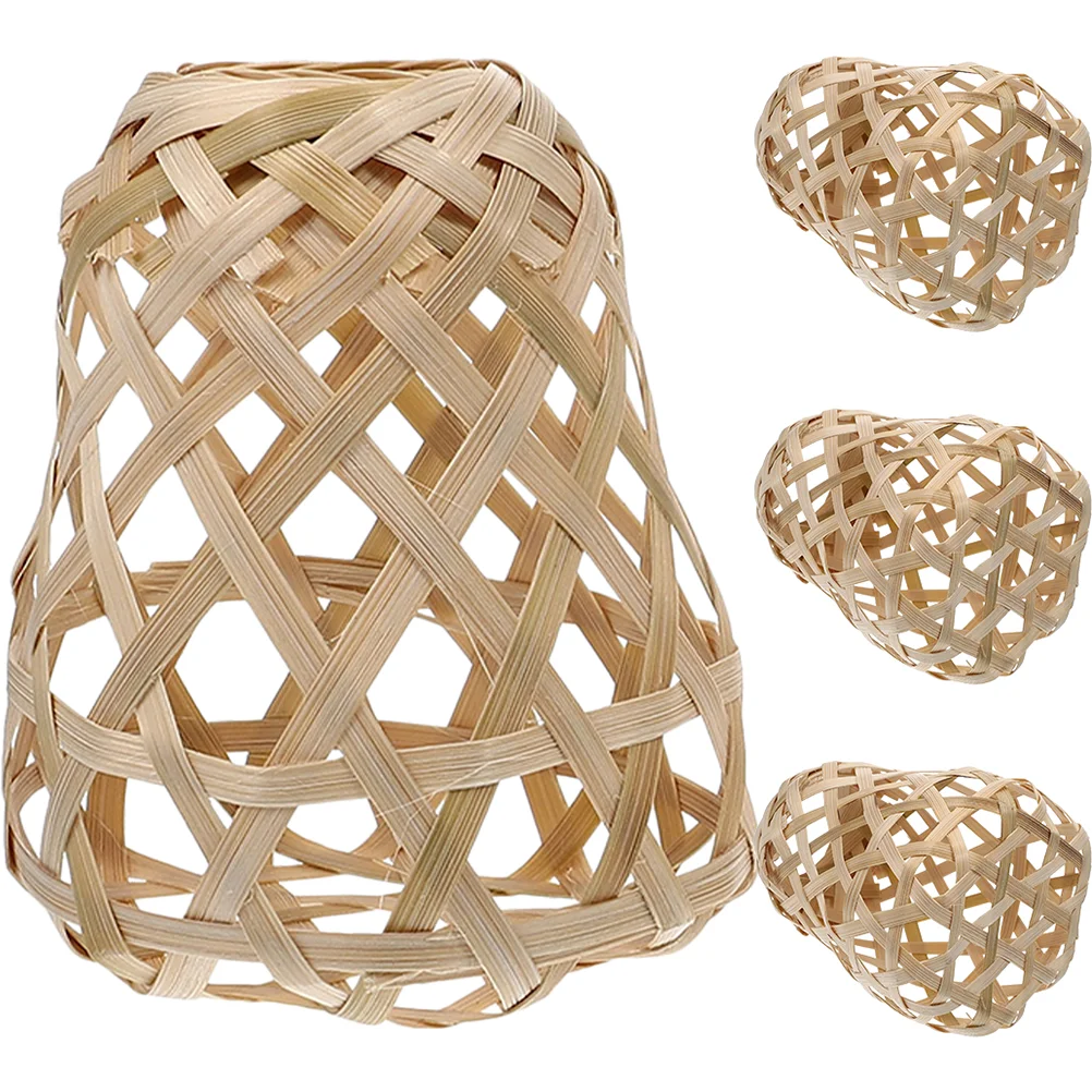 4 Pcs Bamboo Lampshade Mini Rattan Pendant Lighting Bulbs Woven Lampshades Hanging Replacement Accessories
4 Pcs Bamboo Lampshade Mini Rattan Pendant Lighting Bulbs Woven Lampshades Hanging Replacement Accessories