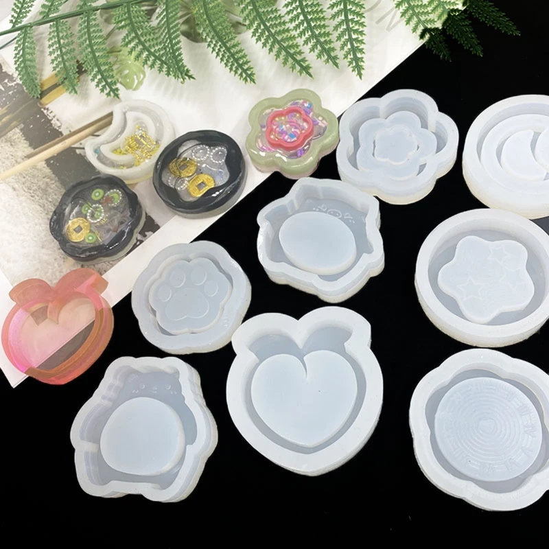Moon Quicksand Shaker Keychain Epoxy Resin Mold Handmade Hanging Pendant Decorations Silicone Mould DIY Crafts Jewelry
Moon Quicksand Shaker Keychain Epoxy Resin Mold Handmade Hanging Pendant Decorations Silicone Mould DIY Crafts Jewelry