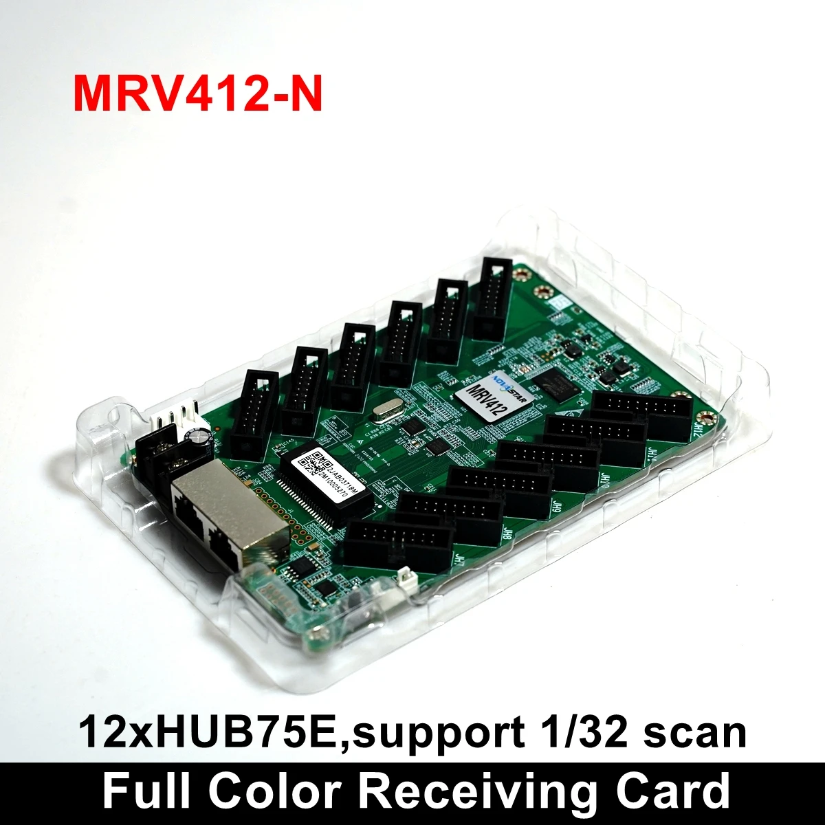 Novastar MRV412-N Full-Color LED Video Wall Receiving Card Can Work with MCTRL300 Sender Box for Outdoor Display
Novastar MRV412-N Full-Color LED Video Wall Receiving Card Can Work with MCTRL300 Sender Box for Outdoor Display