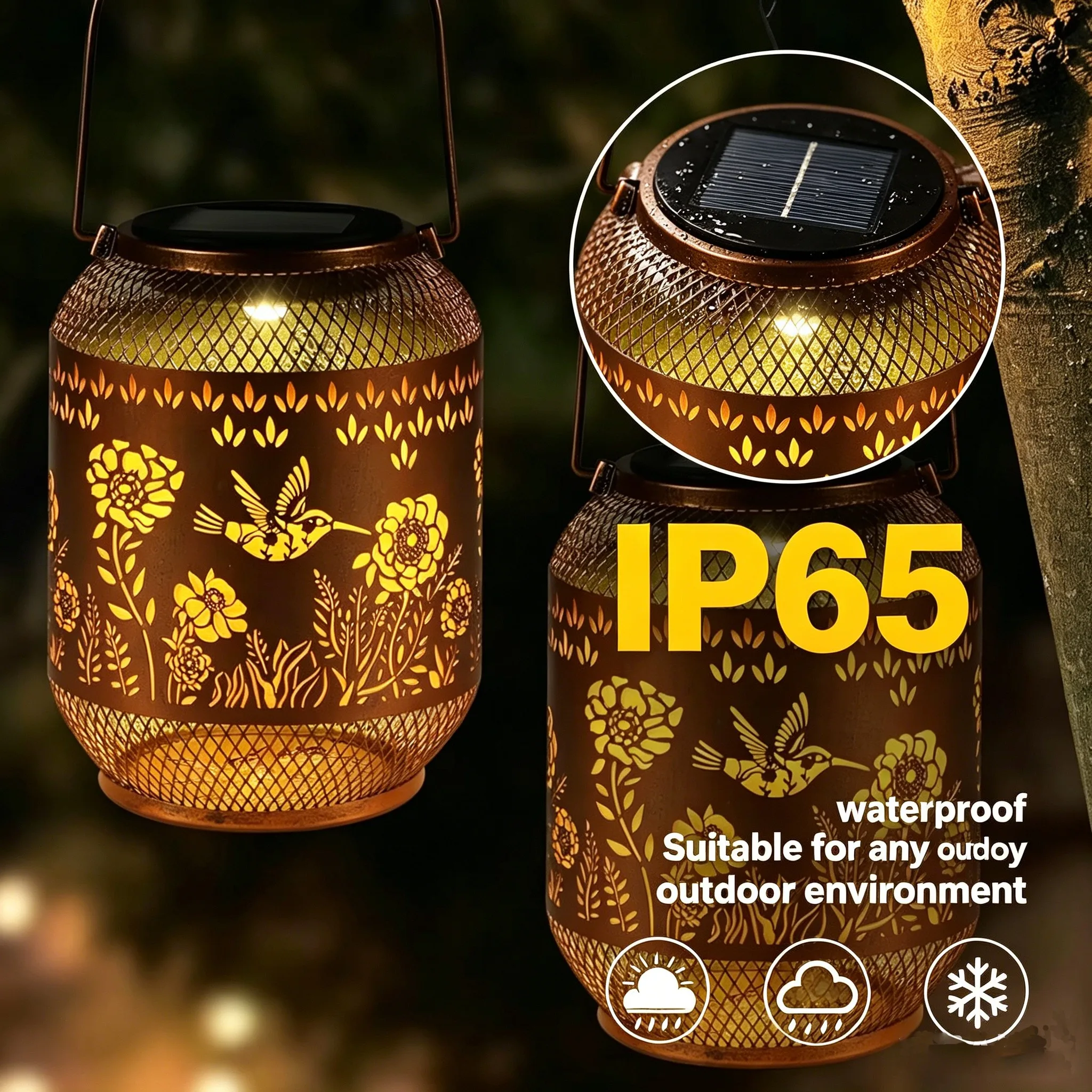 Solar Metal Hanging Lights LED Butterfly Hollowed Decorative Lantern Birthday Gifts for Yard Patio Porch Deck Backyard Outside
Solar Metal Hanging Lights LED Butterfly Hollowed Decorative Lantern Birthday Gifts for Yard Patio Porch Deck Backyard Outside