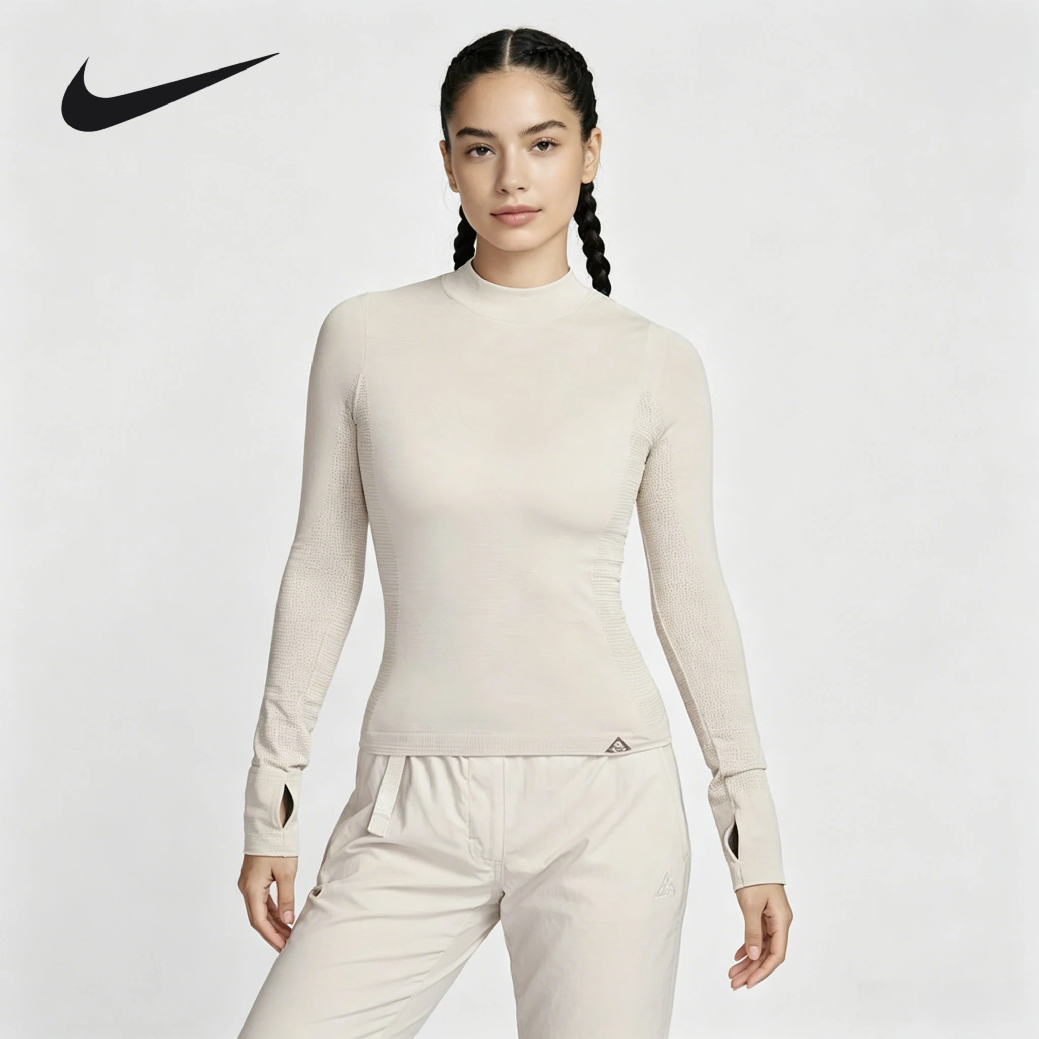 Nike Dri-FIT ADV Women Long Sleeve Crop Top Mock Neck Slim Outdoor Running Hiking Training Quick Dry Sport Tee FV7334-10
Nike Dri-FIT ADV Women Long Sleeve Crop Top Mock Neck Slim Outdoor Running Hiking Training Quick Dry Sport Tee FV7334-10
