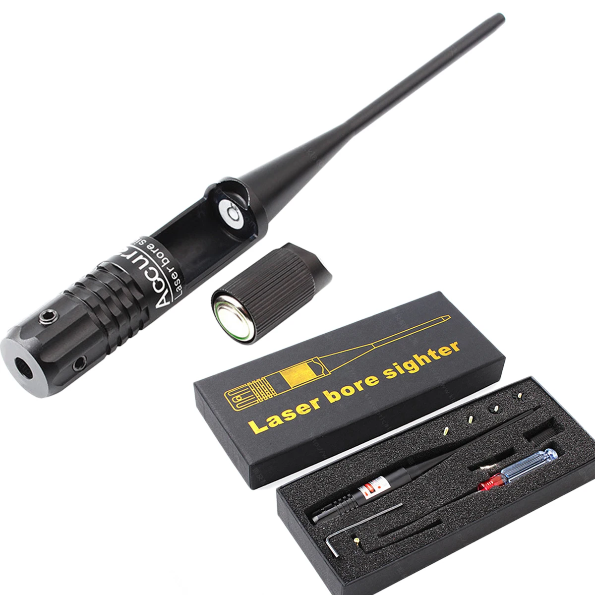 Tactical Red Dot Laser Bore Sighter Kit Outdoor Hunting Airsoft Accessories for Five Caliber Rifle
Tactical Red Dot Laser Bore Sighter Kit Outdoor Hunting Airsoft Accessories for Five Caliber Rifle