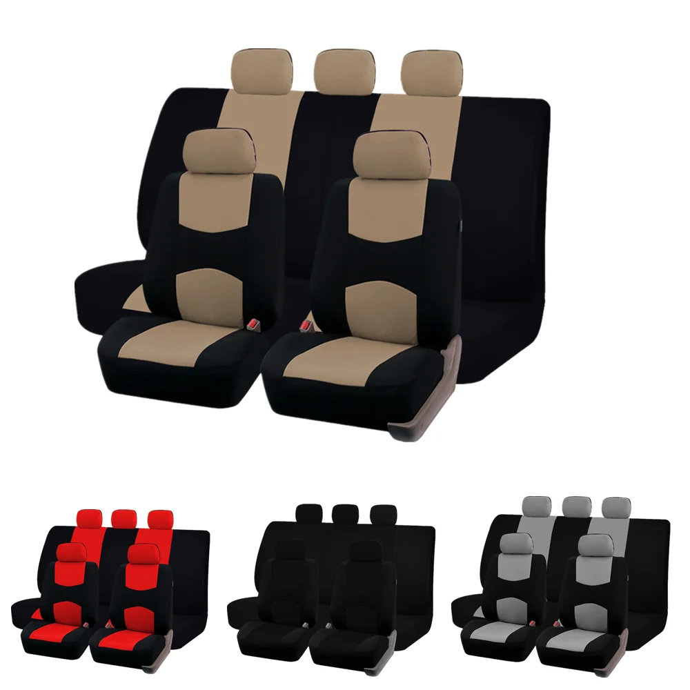 9PCS Universal Car Covers Linings with Front Rear Seat Cushion Rear Backrest 5 Seat Head Cover Car Interior Seat Covers Protecto
9PCS Universal Car Covers Linings with Front Rear Seat Cushion Rear Backrest 5 Seat Head Cover Car Interior Seat Covers Protecto