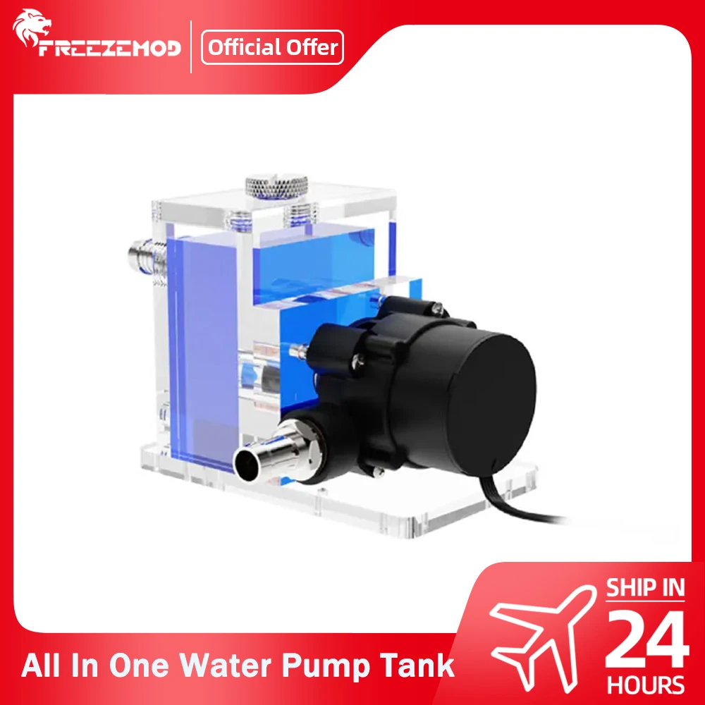 FREEZEMOD PUB-ST500 Ultra Quiet Industrial Water Cooling Circulation Pump with Integrated Tank, 3M Lift for Chiller System
FREEZEMOD PUB-ST500 Ultra Quiet Industrial Water Cooling Circulation Pump with Integrated Tank, 3M Lift for Chiller System