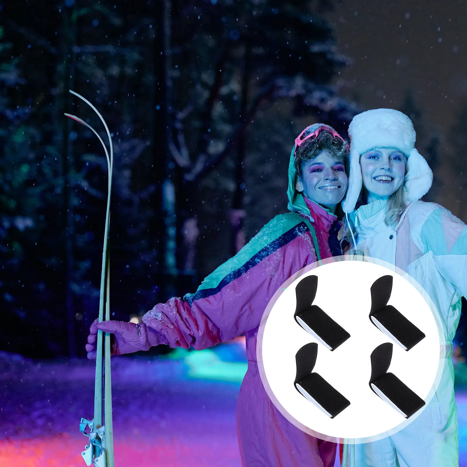 4Pcs Ski Strap Set Multi-Purpose Nylon Skis Fixing Band Snowboard Sled Strap Outdoor Versatile Accessory Skis Band
4Pcs Ski Strap Set Multi-Purpose Nylon Skis Fixing Band Snowboard Sled Strap Outdoor Versatile Accessory Skis Band