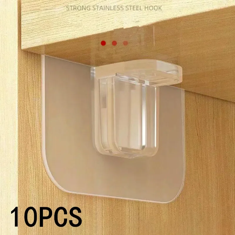 4/10pcs Wardrobe Divider Brackets Non-Marking Sticky Kitchen Cabinet Divider Brackets Anti-Side Slip Layer Support Brackets
4/10pcs Wardrobe Divider Brackets Non-Marking Sticky Kitchen Cabinet Divider Brackets Anti-Side Slip Layer Support Brackets