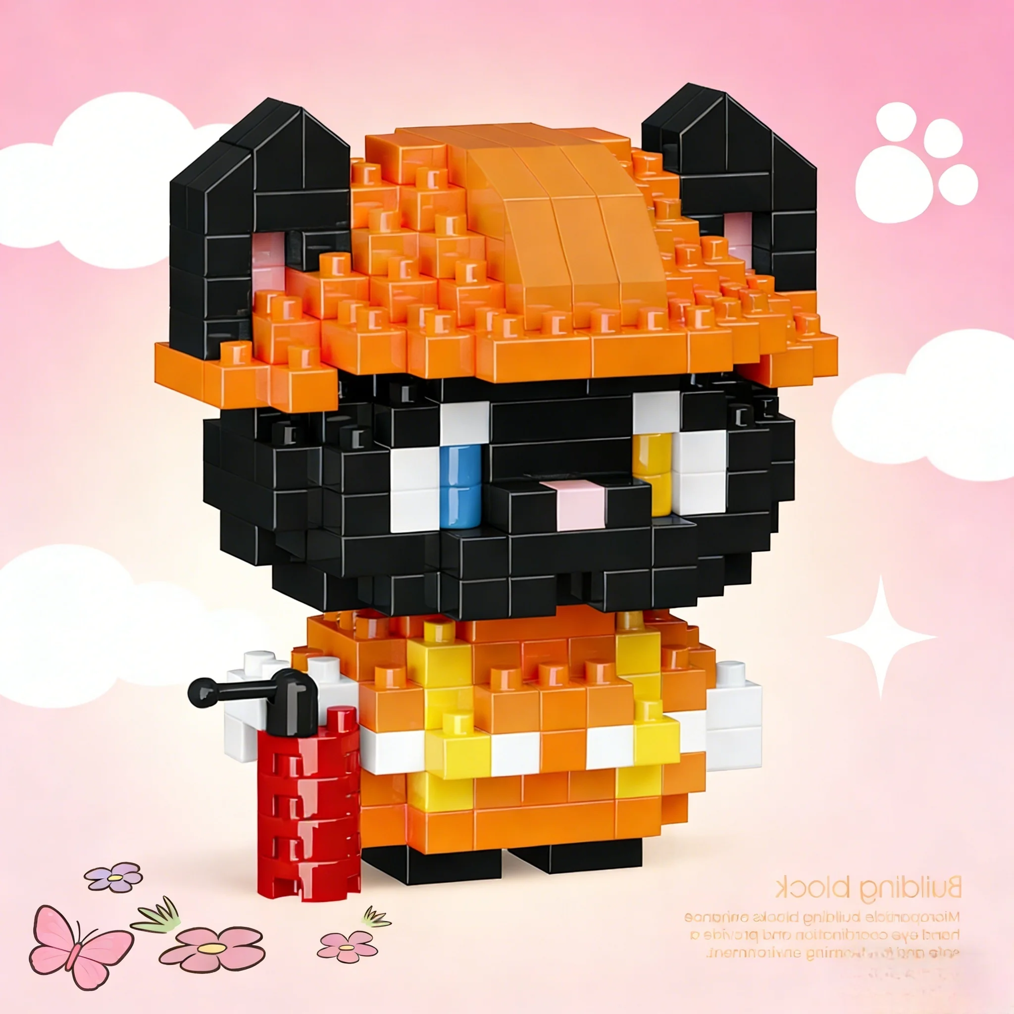 292pcs Black Cat Block Building Bricks Toy, Animal, STEM, 3D Puzzle Kids Toy, DIY, for Christmas, Halloween, Birthday Gifts
292pcs Black Cat Block Building Bricks Toy, Animal, STEM, 3D Puzzle Kids Toy, DIY, for Christmas, Halloween, Birthday Gifts