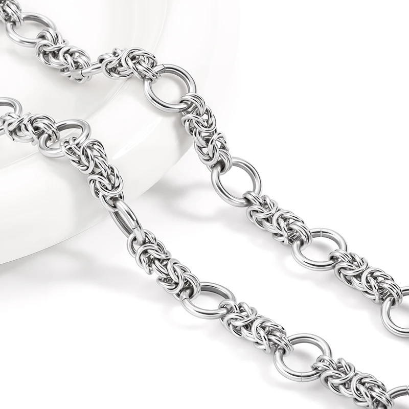 1Meter Stainless Steel Handmade Round Knot Chain For Making Charm Necklace Bracelet Earring DIY Connect Accessorie Wholesale
1Meter Stainless Steel Handmade Round Knot Chain For Making Charm Necklace Bracelet Earring DIY Connect Accessorie Wholesale