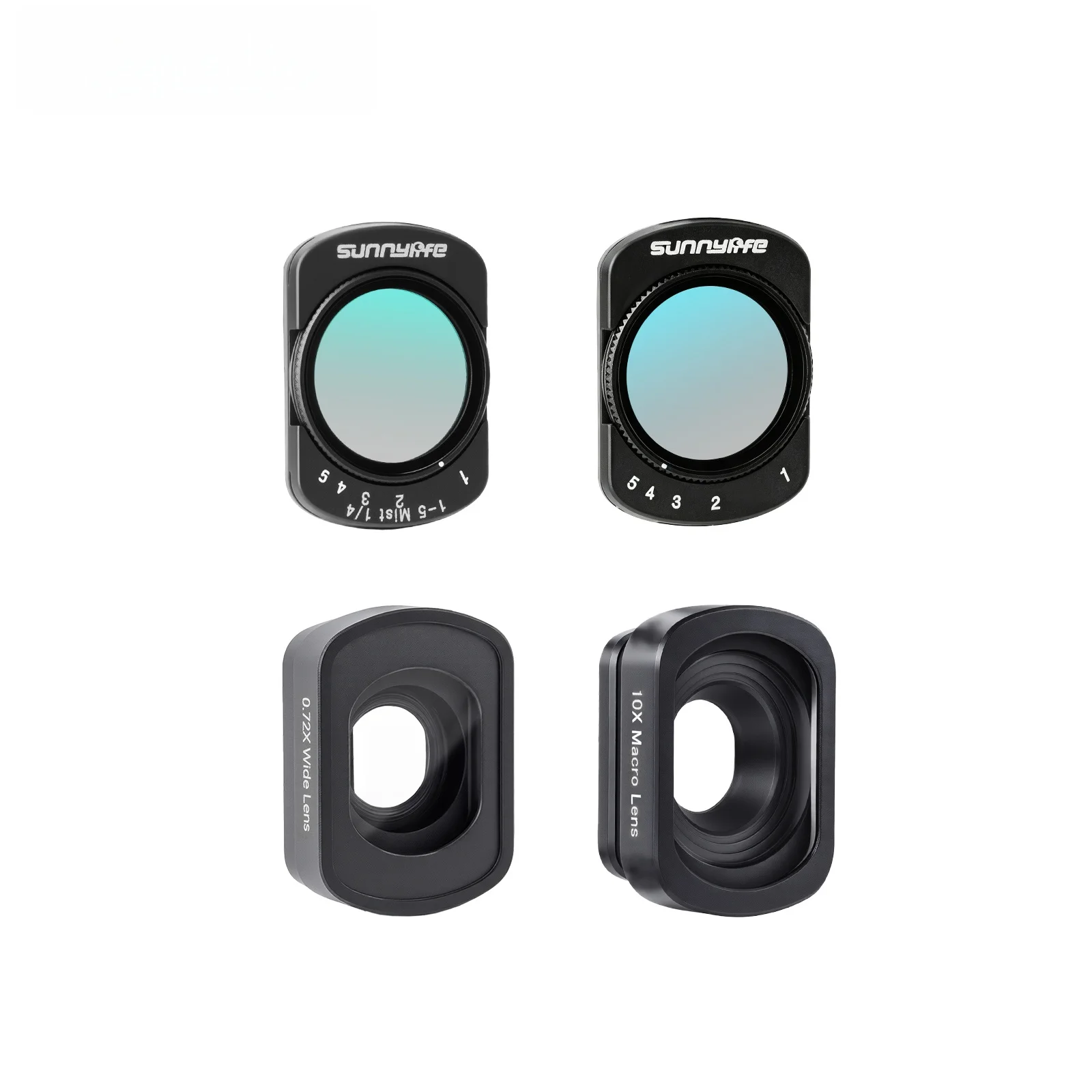 Magnetic Filters for DJI Pocket 4/3: Macro, Wide-Angle, 1/4, and VND Filters
Magnetic Filters for DJI Pocket 4/3: Macro, Wide-Angle, 1/4, and VND Filters
