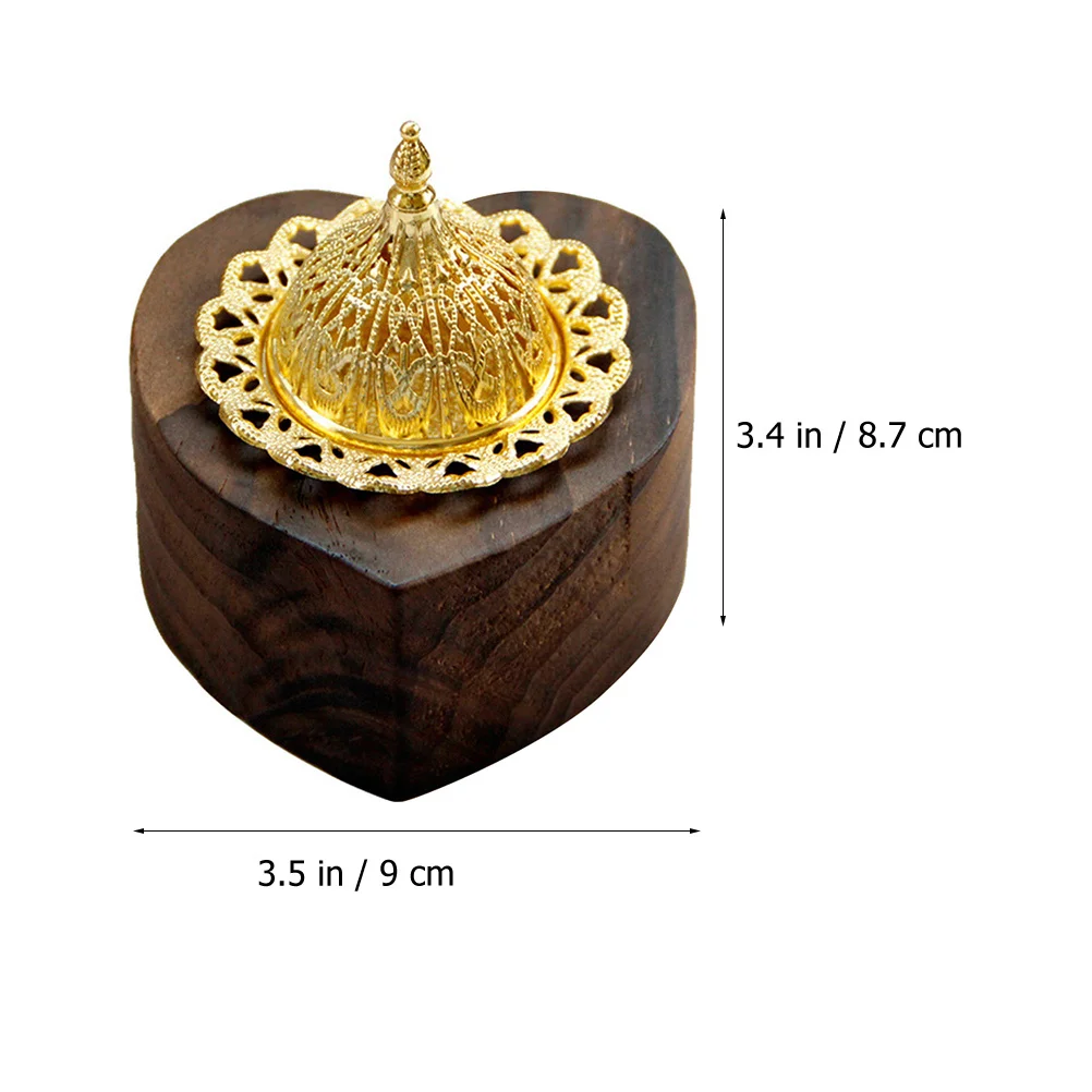 Metal Wooden Heart Incense Holder Delicate Censer Adornment Stylish Home Decor Ramadan Present Heart Incense Burner
Metal Wooden Heart Incense Holder Delicate Censer Adornment Stylish Home Decor Ramadan Present Heart Incense Burner