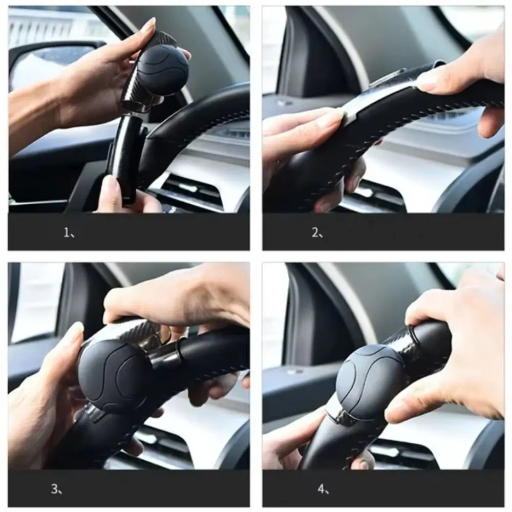 360-Degree Rotation Steering Wheel Spinner Knob Smooth Rotation Single-Hand Control Vehicle Steering Assist Knob
360-Degree Rotation Steering Wheel Spinner Knob Smooth Rotation Single-Hand Control Vehicle Steering Assist Knob