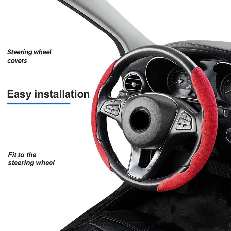 Car suede pickup truck style steering wheel cover stylish and beautiful all year round anti slip and odorless OD type universal
Car suede pickup truck style steering wheel cover stylish and beautiful all year round anti slip and odorless OD type universal