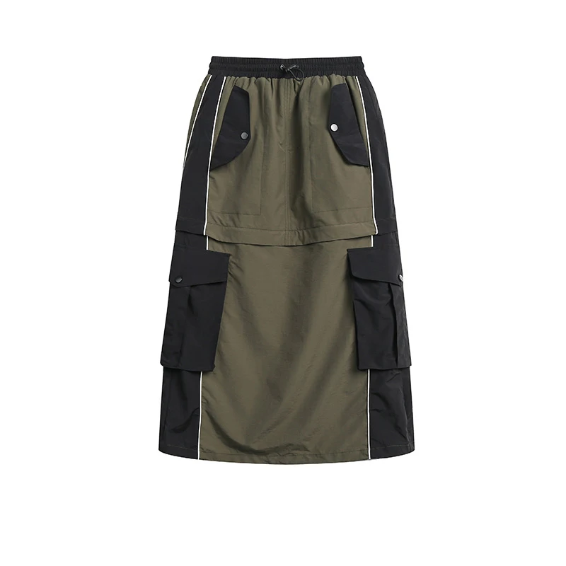 Women's Outdoor Sports Mid Length Skirt Functional Detachable Splicing Multi Pockets A-line High Waist Drawstring Skirts
Women's Outdoor Sports Mid Length Skirt Functional Detachable Splicing Multi Pockets A-line High Waist Drawstring Skirts