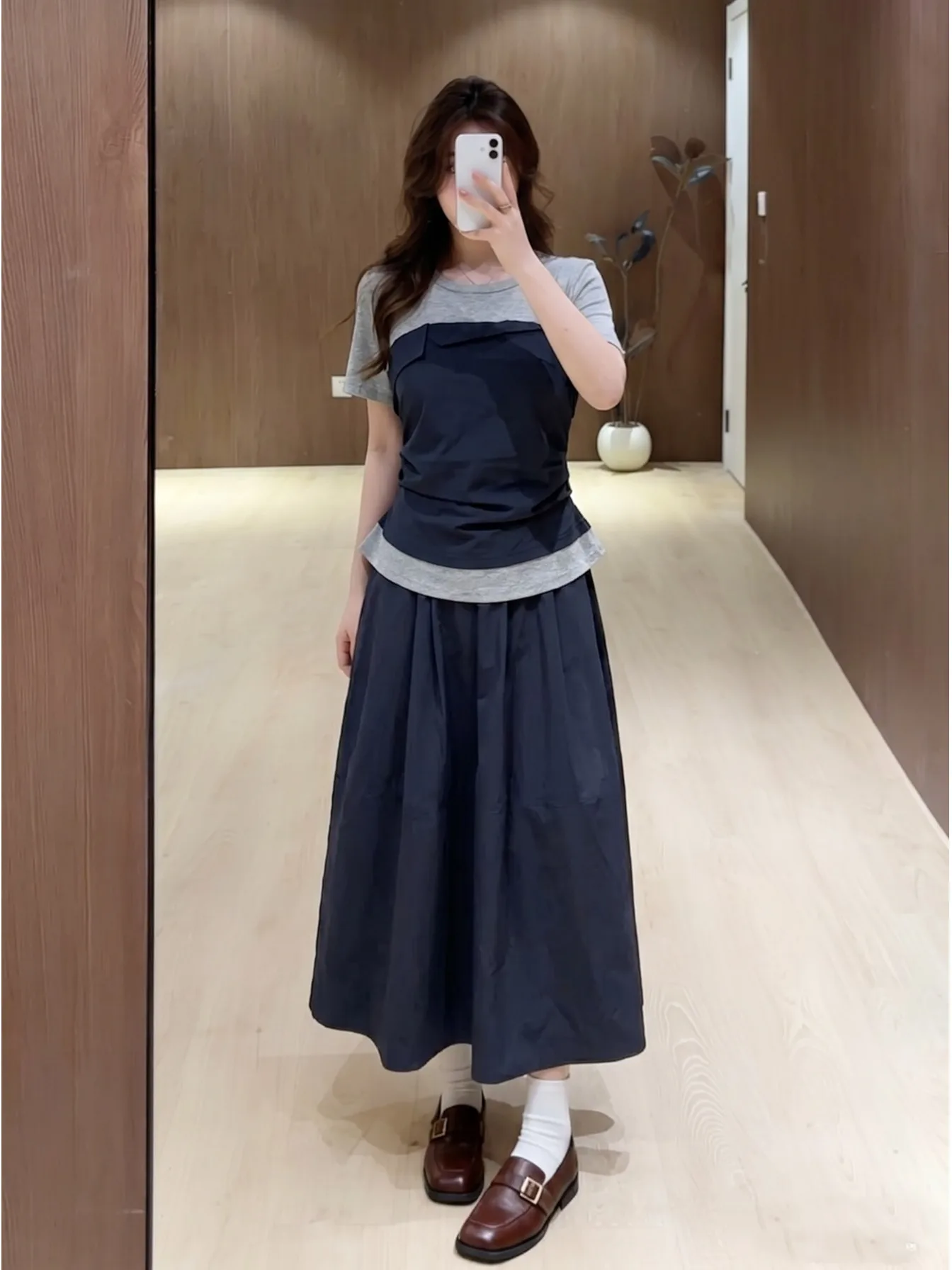 plus Size Women's Korean Style Patchwork Color Block Short Sleeve High Waist Slimming Hip Covering Half Skirt Summer New Arrival
plus Size Women's Korean Style Patchwork Color Block Short Sleeve High Waist Slimming Hip Covering Half Skirt Summer New Arrival