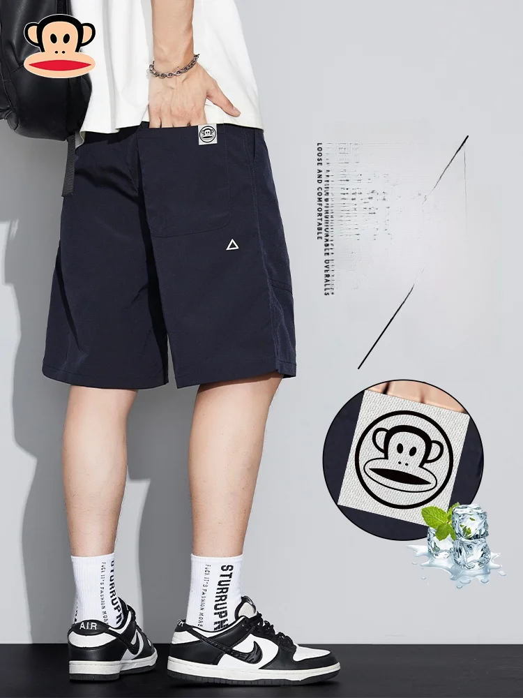 Мужские летние модные свободные повседневные спортивные шорты Paul Frank Ice Silk Cool Feeling с эффектом прохлады, прямые, длиной до колена, не мнущиеся, средней посадки.
Мужские летние модные свободные повседневные спортивные шорты Paul Frank Ice Silk Cool Feeling с эффектом прохлады, прямые, длиной до колена, не мнущиеся, средней посадки.