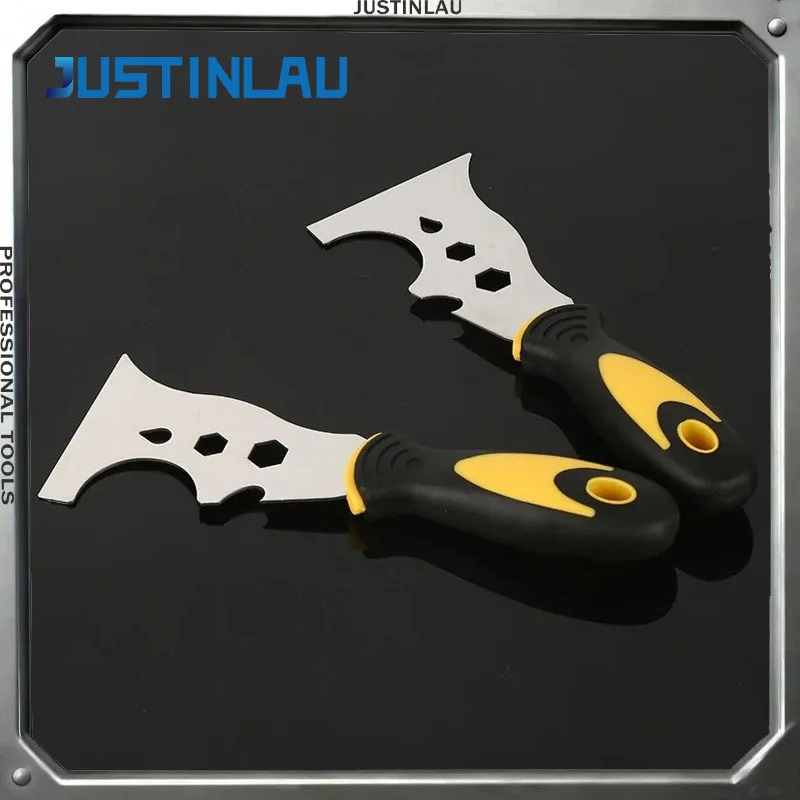JUSTINLAU 1PC Multifunctional Putty Knife 13 in 1 Stainless Steel Scraper Putty Scraper Cleaning Scraper DIY Construction Tool
JUSTINLAU 1PC Multifunctional Putty Knife 13 in 1 Stainless Steel Scraper Putty Scraper Cleaning Scraper DIY Construction Tool