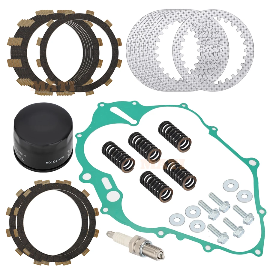 Clutch Kit With Springs Cover Gasket for Yamaha Raptor 600R YFM660R 2001-2005 5Y1-16321-00-00 360-16325-00-00 5DM-13440-00-00
Clutch Kit With Springs Cover Gasket for Yamaha Raptor 600R YFM660R 2001-2005 5Y1-16321-00-00 360-16325-00-00 5DM-13440-00-00