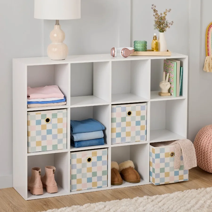 12 Cube Storage Organizer for Efficient Space Management Ideal for Home Office and room Use Versatile Design for Organizing s T
12 Cube Storage Organizer for Efficient Space Management Ideal for Home Office and room Use Versatile Design for Organizing s T