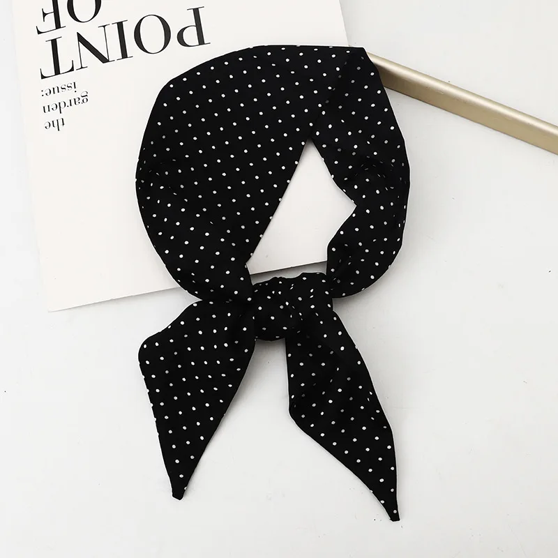 Ribbon Polka Dot Printed Scarf Women Luxury Neckerchief Easy To Match Neck Ties For Bag Handle Accessories
Ribbon Polka Dot Printed Scarf Women Luxury Neckerchief Easy To Match Neck Ties For Bag Handle Accessories