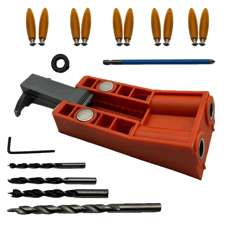 -X07A Woodworking Oblique Hole Locator Set 9.5Mm Double Hole Puncher Woodworking Bit Drilling Fixture Woodworking Tools Kit
-X07A Woodworking Oblique Hole Locator Set 9.5Mm Double Hole Puncher Woodworking Bit Drilling Fixture Woodworking Tools Kit