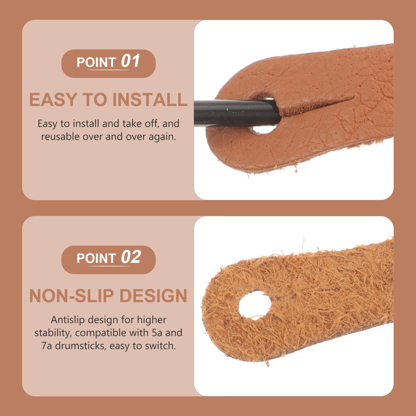 4pcs Drumstick Rings Beginner Anti slip Lightweight Compatible 5A7A Drum Stick Auxiliary Tool Drumsticks Accessories
4pcs Drumstick Rings Beginner Anti slip Lightweight Compatible 5A7A Drum Stick Auxiliary Tool Drumsticks Accessories