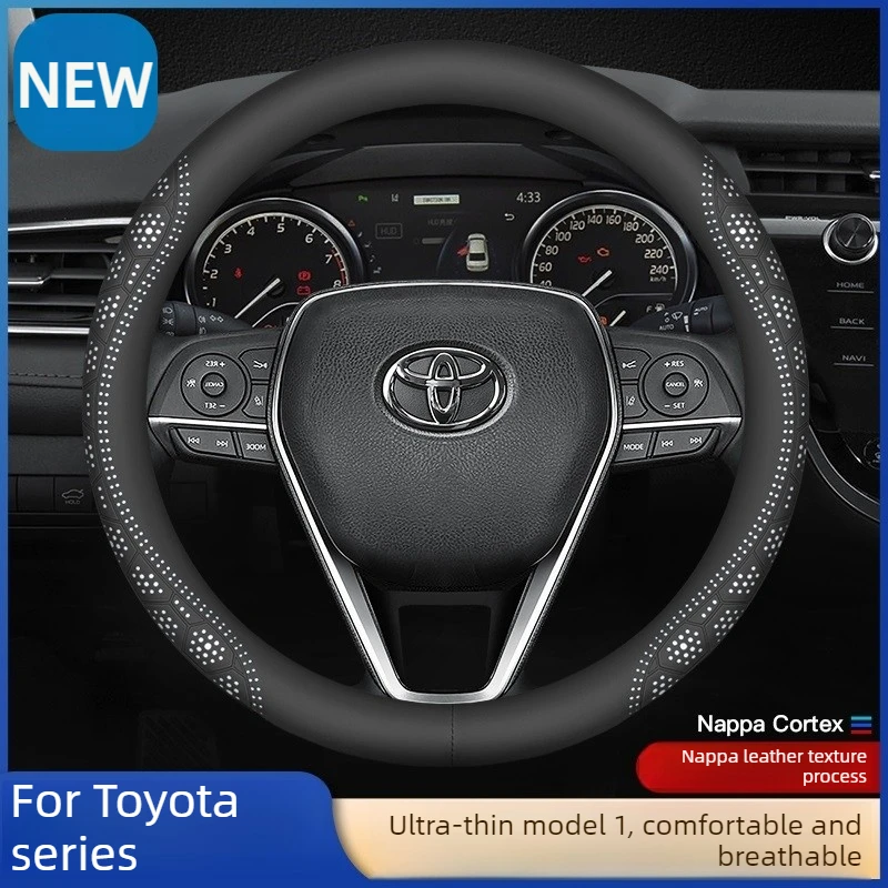 Leather Car Steering Wheel Cover for Toyota CHR Yaris Camry Rav4 2022 2023 2024 2025 2026 Accessories Toyota Steering Covers
Leather Car Steering Wheel Cover for Toyota CHR Yaris Camry Rav4 2022 2023 2024 2025 2026 Accessories Toyota Steering Covers