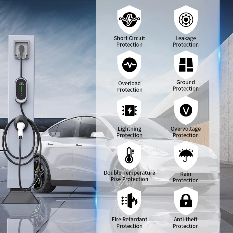 Portable Charging Gun Ev Charging Car Type 2 Single-phase 3.5KW Electric Vehicle Charging Station for Household Use
Portable Charging Gun Ev Charging Car Type 2 Single-phase 3.5KW Electric Vehicle Charging Station for Household Use