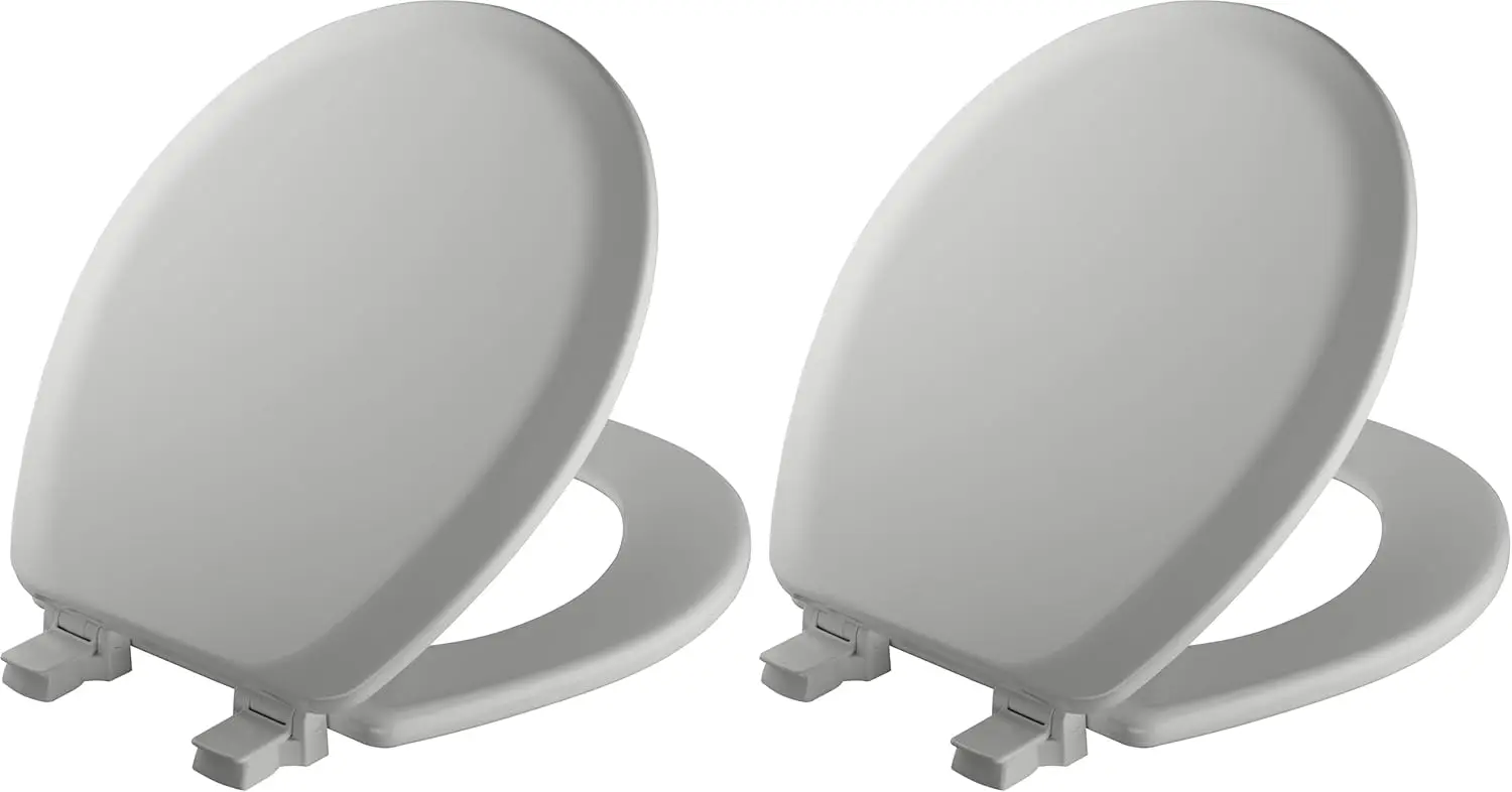 Non Slip Heavy Duty Wood Toilet Seat, Easy Clean, Round (Pack of 2)
Non Slip Heavy Duty Wood Toilet Seat, Easy Clean, Round (Pack of 2)