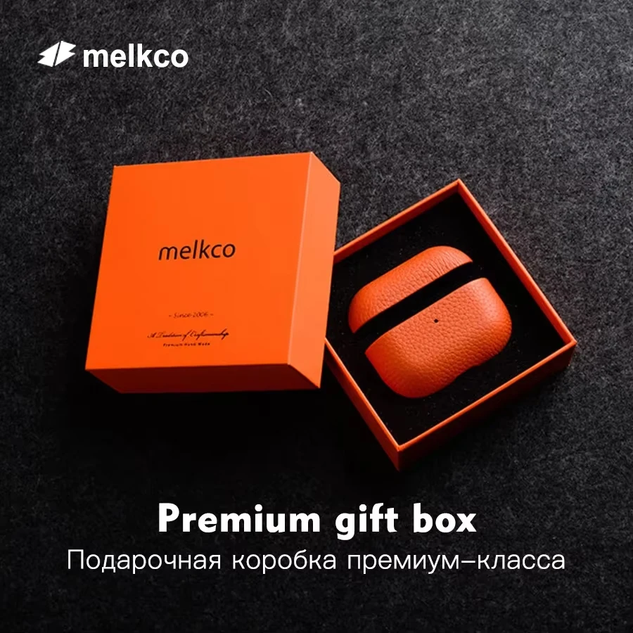 Защитный чехол Melkco из натуральной кожи для AirPods Pro, защитный чехол для Bluetooth-гарнитуры для Apple AirPods 3 2, высококачественный чехол для гарнитуры
Защитный чехол Melkco из натуральной кожи для AirPods Pro, защитный чехол для Bluetooth-гарнитуры для Apple AirPods 3 2, высококачественный чехол для гарнитуры