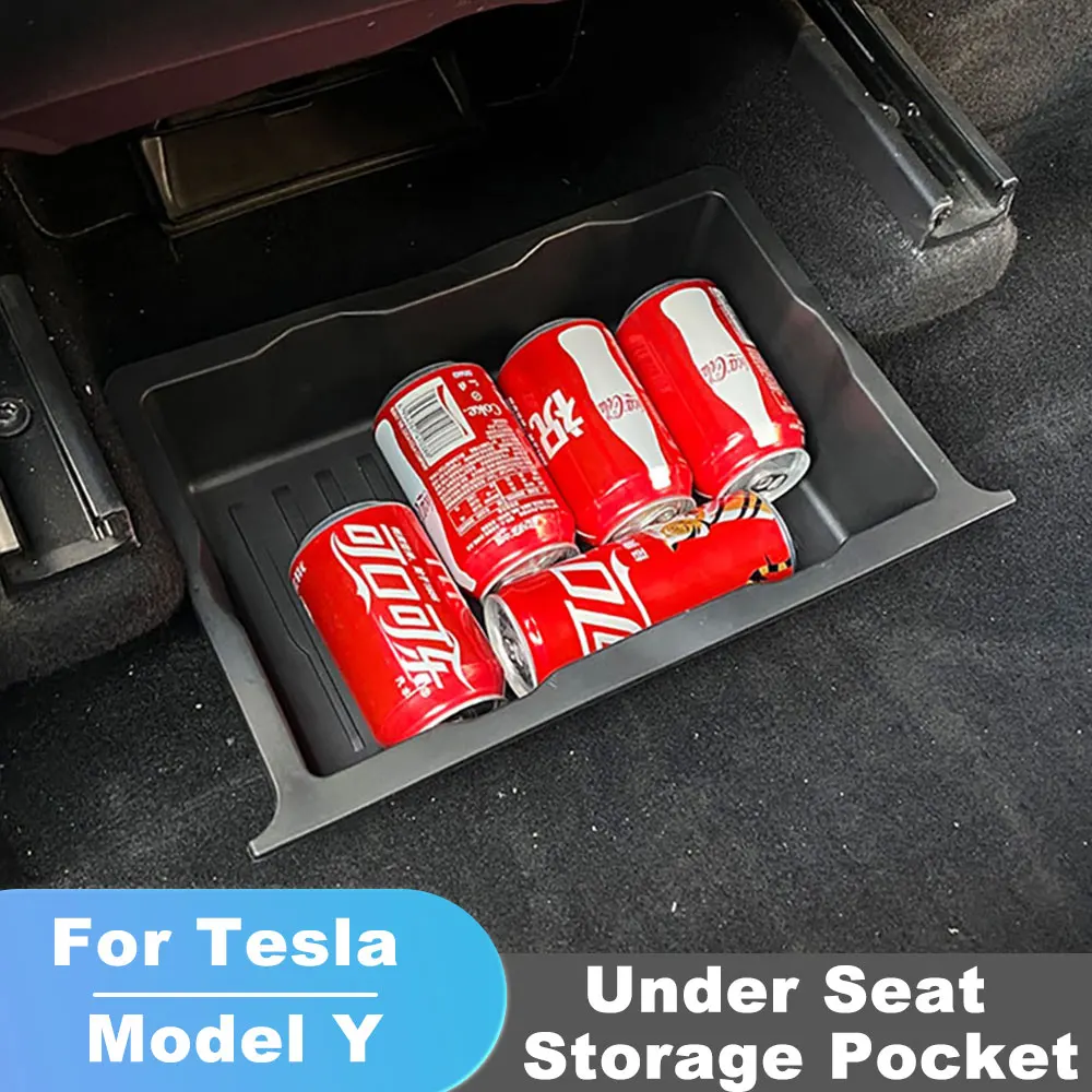 For Tesla Model Y Accessories TPE Under Seats Storage Box Organizer Drawer Under Seat Drawer Hidden Storage Tray
For Tesla Model Y Accessories TPE Under Seats Storage Box Organizer Drawer Under Seat Drawer Hidden Storage Tray