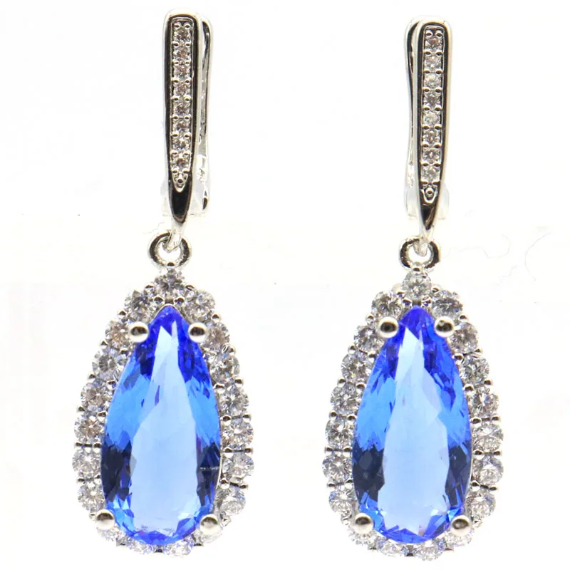 Buy 4 get 1 free 35x12mm Drop Shape Rich Blue Violet Tanzanite Red Blood Ruby CZ Women Silver Dangle Earrings
Buy 4 get 1 free 35x12mm Drop Shape Rich Blue Violet Tanzanite Red Blood Ruby CZ Women Silver Dangle Earrings