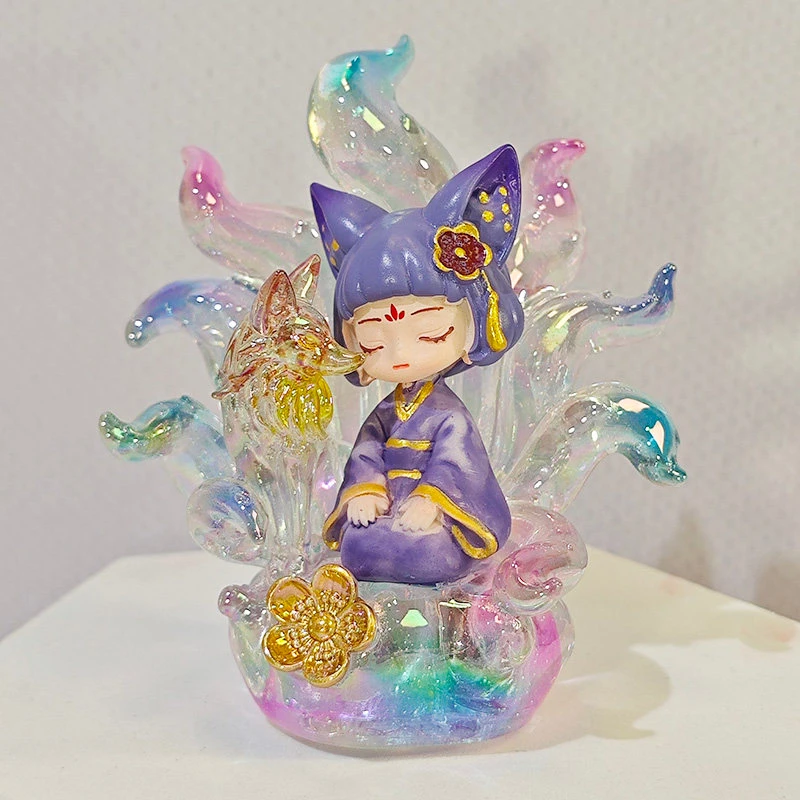 Blind Box Nine Tailed Fox Fairy Chinese Ancient Cute Resin Desktop Ornament Collectible Figurine Including Confirmation Style
Blind Box Nine Tailed Fox Fairy Chinese Ancient Cute Resin Desktop Ornament Collectible Figurine Including Confirmation Style
