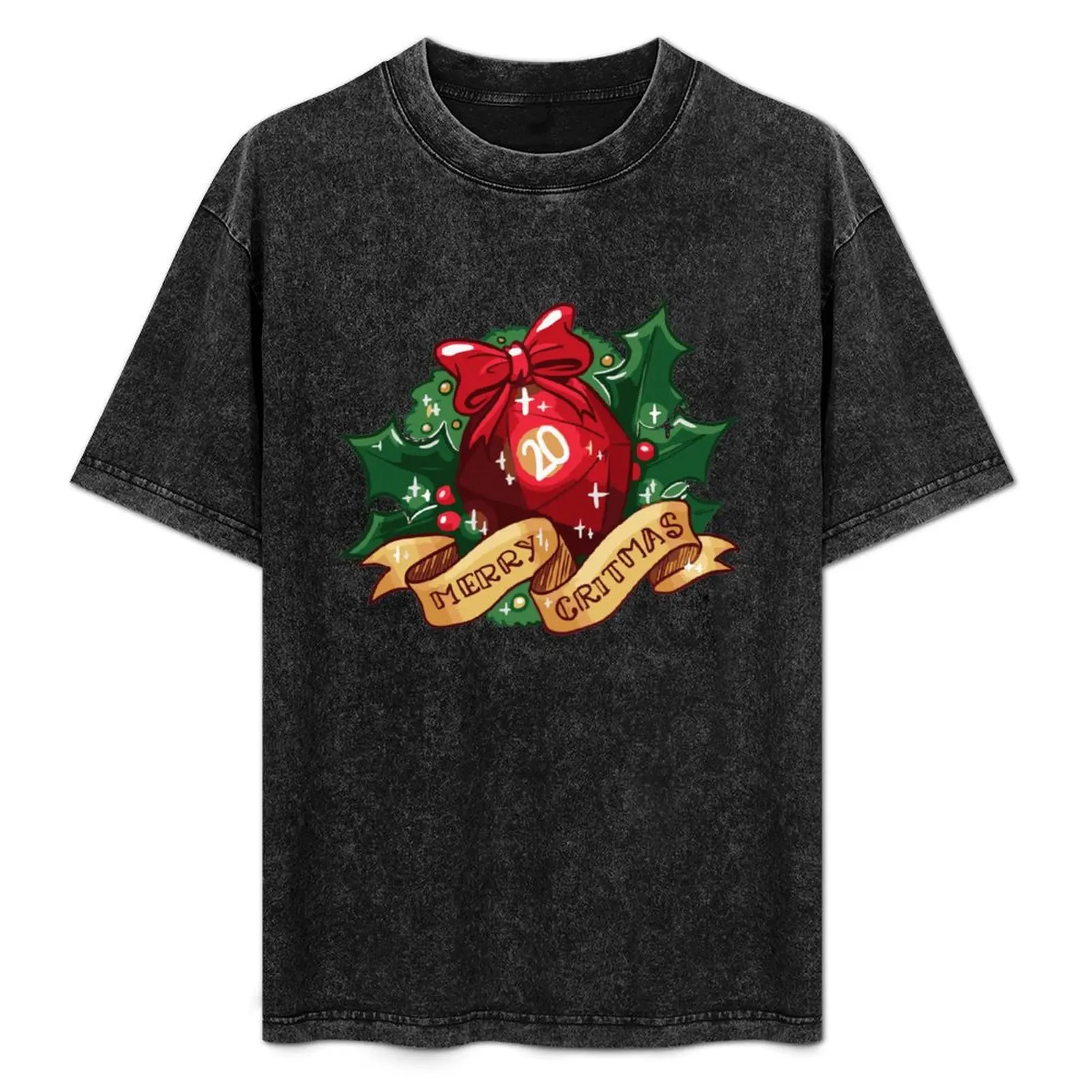 Merry Critmas D&D Xmas Print T-Shirt Fashion Casual Short Sleeve T-Shirt
Merry Critmas D&D Xmas Print T-Shirt Fashion Casual Short Sleeve T-Shirt