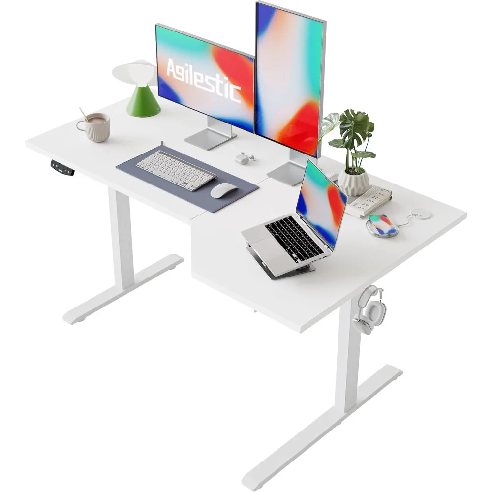 Electric Standing Desk, L-Shaped 55 Inches Height Adjustable Desk, Sit and Stand up for Work Office Home, Ergonomic Rising Comp
Electric Standing Desk, L-Shaped 55 Inches Height Adjustable Desk, Sit and Stand up for Work Office Home, Ergonomic Rising Comp