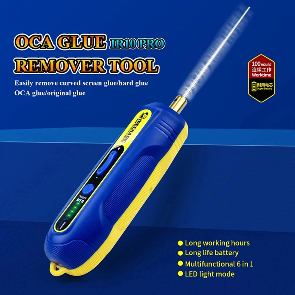 Mechanic IR10 PRO degumming Set OCA mobile phone LCD screen degumming speed regulation small electric glue remove pen tools
Mechanic IR10 PRO degumming Set OCA mobile phone LCD screen degumming speed regulation small electric glue remove pen tools