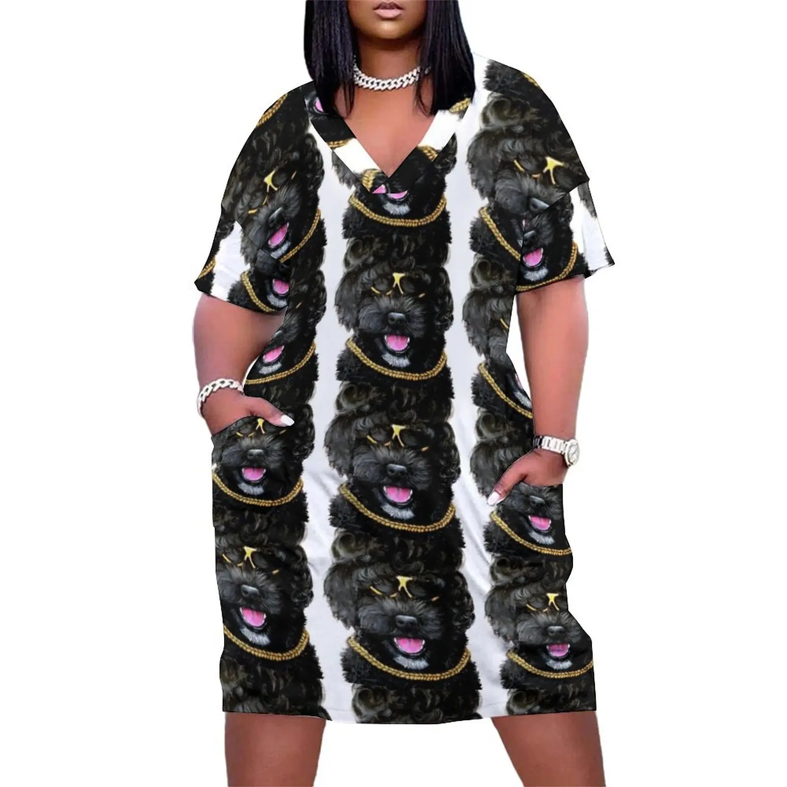 Hip and Cool Loose Pocket Dress elegant chic wedding evening dresses birthday dresses for women Evening dresses prom
Hip and Cool Loose Pocket Dress elegant chic wedding evening dresses birthday dresses for women Evening dresses prom