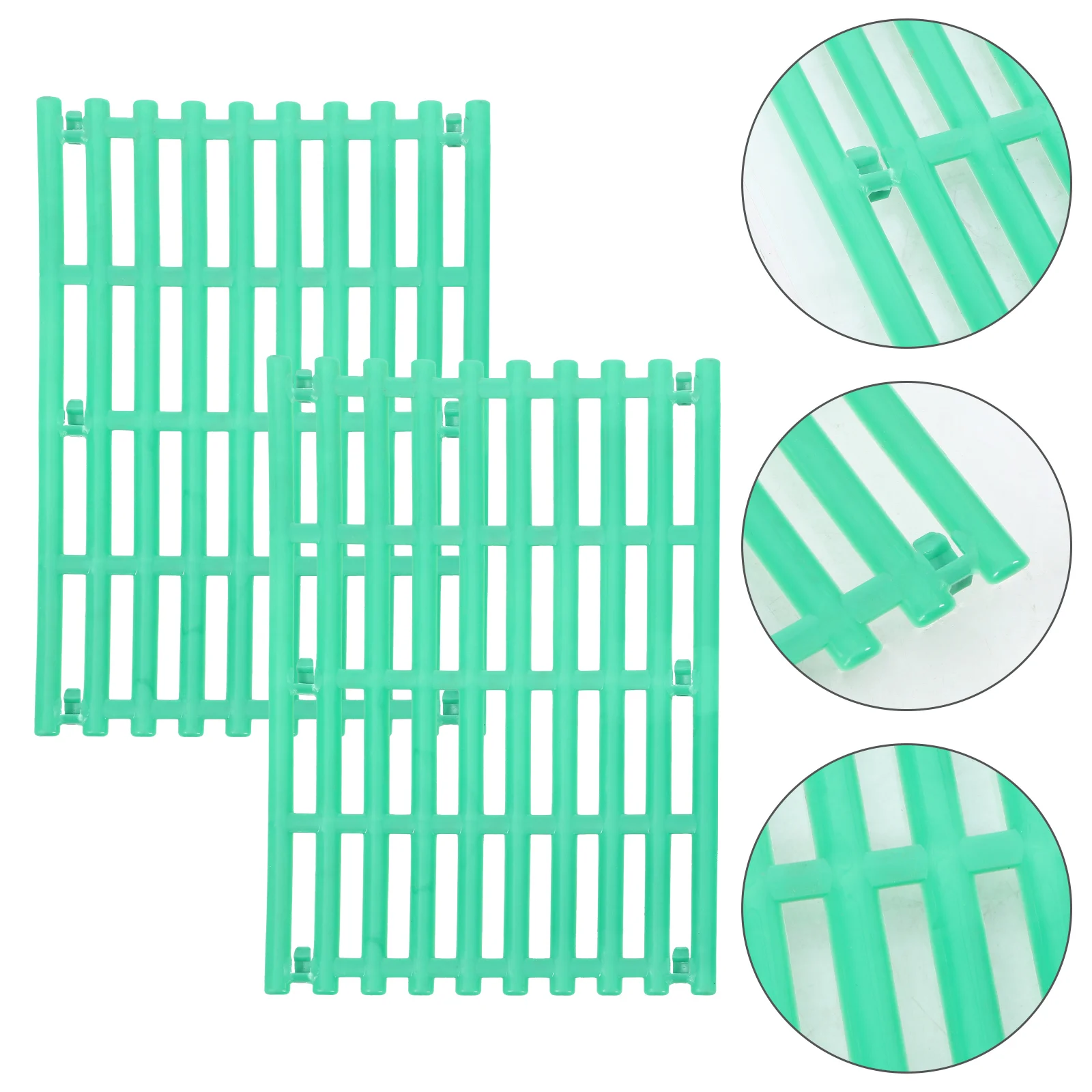 2 Pcs Rabbit Cage Mat Holes Design Pet Bunny Foot Pads Green Durable Nonslip Easy Small Animal Floor Mats Pet Supplies
2 Pcs Rabbit Cage Mat Holes Design Pet Bunny Foot Pads Green Durable Nonslip Easy Small Animal Floor Mats Pet Supplies